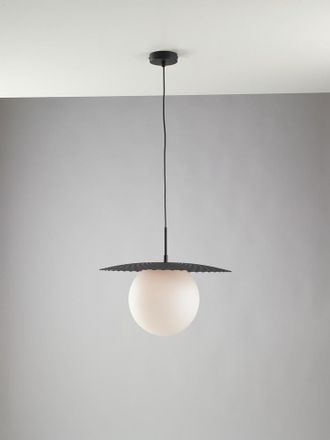 Fan Europe Fan Europe Luceambientedesign - L&aacute;mpara Colgante De Techo Globe, Negro, E27