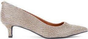 Kurt Geiger Kensington Flexi Pointed Toe Kitten Heel Pump in Dark Beige at Nordstrom Rack, Size 6Us / 36Eu