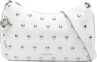 Michael Kors White Studded Shoulder Bag