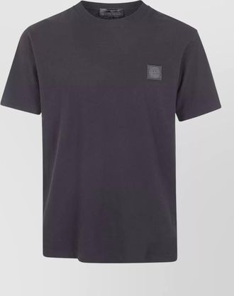 Stone Island short sleeve crew neck cotton t shirt