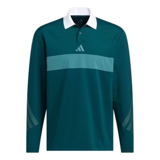 adidas Long Sleeve Polo Shirt Aurora Ivy JM9580