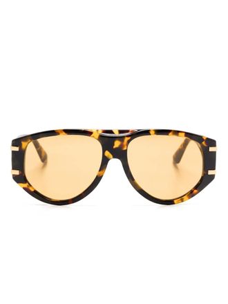Dolce & Gabbana Eyewear Zonnebril met piloten montuur - Bruin