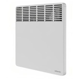 Atlantic Radiador El&eacute;ctrico Horizontal F617 De 1500 W, Caja Digital Programable, Blanco