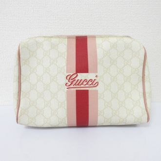 Gucci Pink White Clutch Bag (Pre-Owned)