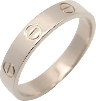 Cartier White Gold White Gold (18K) Band Ring (Pre-Owned)