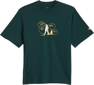 adidas x Mark Gonzales Skateboarding Crusty T-shirt Aurora Ivy Black KE1020