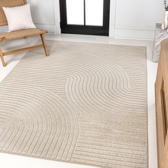 Jonathan Y Designs Skagen Curve Ivory/Cream Area Rug