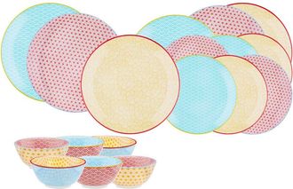 Björn Borg Juego de vajilla - 18 Piezas - Color