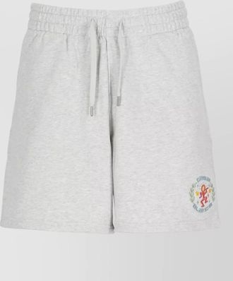 Casablanca cotton embroidered shorts