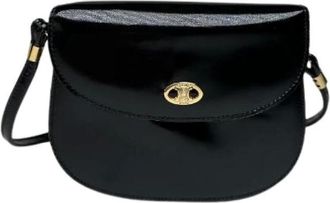 Celine Pre-owned Cross Body Bags, female, Black, Size: ONE SIZE Pre-owned Vintage Cross Body Bag
