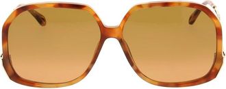 Chlo&eacute; Gafas de sol cuadradas - Accessories - Mujer - Marr&oacute;n - ONE SIZE