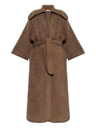 By Malene Birger Cappotto Mirano con cintura - Marrone