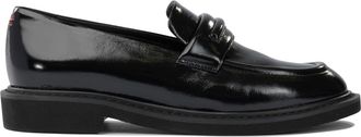 Halmanera Glossy Leather Loafers Loafers & Slippers Nero-Donna