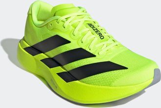 adidas Laufschuh ADIDAS PERFORMANCE ADIZERO EVO SL, Damen, Gr. 42,5, silber (lucid lemon, core schwarz, matte silber), Synthetik, Textil, Schuhe Laufschuh, a