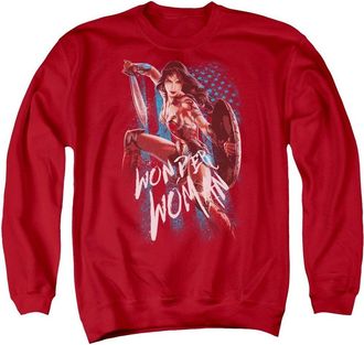 Gildan Wonder Woman Movie American Hero Adult Crewneck Sweatshirt