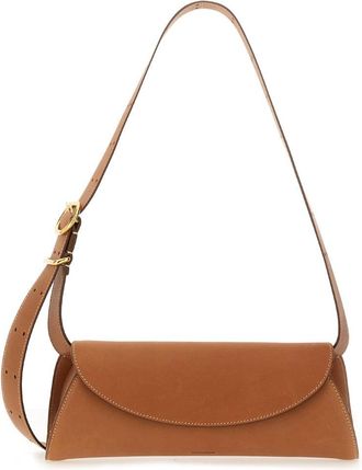 Jil Sander Womens Small Cannoli Bag Brown Leather Shoulder