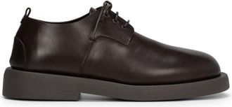 Mars&egrave;ll Gommello leather Derby shoes - men - Calf Leather/Calf Leather/Rubber - 41.5 - Brown