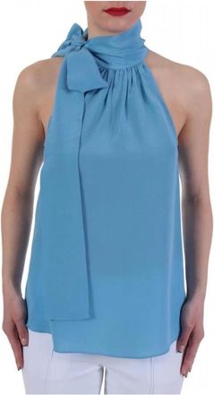 Michael Kors Donna, Top, Blu, L, new