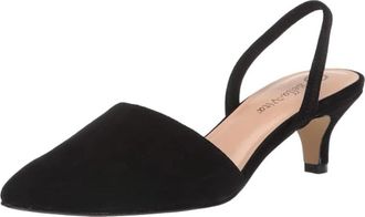 Bella Vita Sarah Pumps Womens Black Leather Pointed Toe Slingback RHS9127