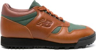 New Balance Rainier leather sneakers - men - Fabric/Calf Leather/Fabric/Calf Leather/Rubber - 10.5 - Brown