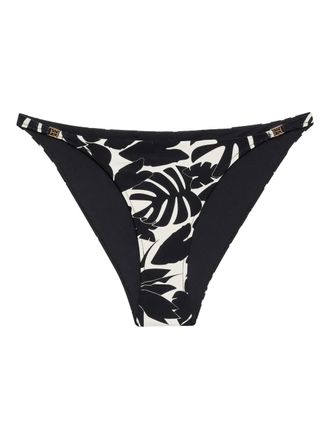 Anine Bing Bellamy printed bikini bottom - Black