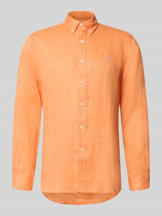 Polo Ralph Lauren Regular Fit Freizeithemd aus reinem Leinen in Orange, Gr&ouml;&szlig;e XXL
