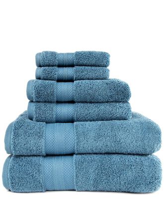 Superior Long Staple 6Pc Turkish Cotton Towel Set