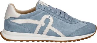Furla Retr&ograve; Sneakers - Dames - Sneakers - Blauw - 37 EU - Leer - Schoenen