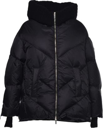 Baldinini Chaqueta de Plumas de Lana y Nailon - Jackets - Mujer - Negro - M