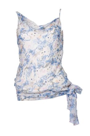 Diane Von F&uuml;rstenberg Diane Von Furstenberg, Assymetric cream colored top