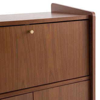 La Redoute Interieurs Vintage barmeubel notenhoutfineer 3 deuren, Ronda