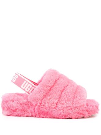 UGG Sandali con cinturino posteriore Fluff Yeah - Rosa
