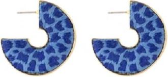 Mignonne Gavigan Womens Cayman Hoops In Blues
