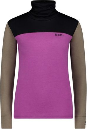 Mons Royale Yotei Merino High Neck L/S Merinounterwäsche für Damen | lila