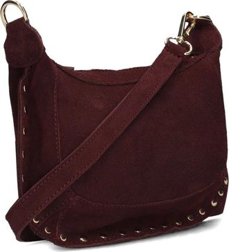 Notre-V Monica Suede - Dames - Tassen - Rood - Maat: ONE Size Su&egrave;de