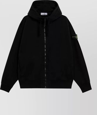 Stone Island cotton hooded jacket