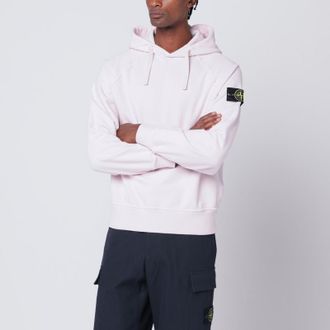 Stone Island Light pink hooded sweatshirt