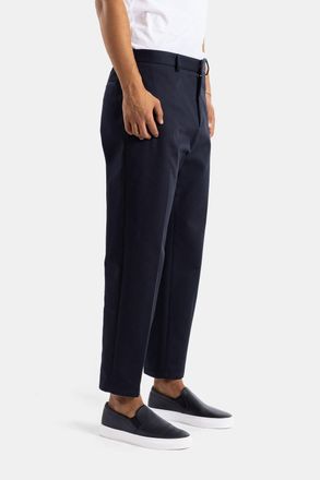 Jil Sander Central Pleat Tailored Trousers - Navy