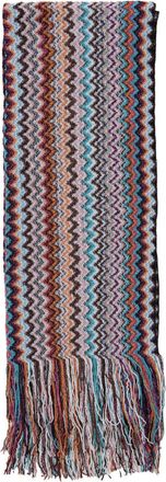 Missoni Multicolor Zigzag Pattern Scarf