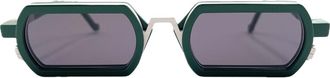 Vava Vava Eyewear Wl0072 White Label Green Sunglasses