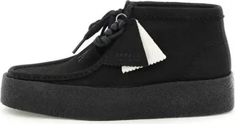 Clarks (WMNS) Clarks Wallabee Cup Boots Black Nubuck 26168980