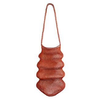 Brunna.Co The Shell Handwoven Wire Ba in Copper at Nordstrom, Size Small