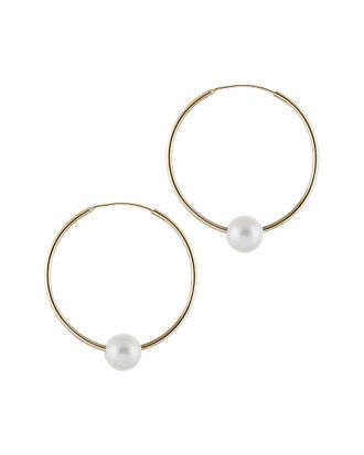 Splendid Pearls 14K 6-6.5Mm Freshwater Pearl Earrings