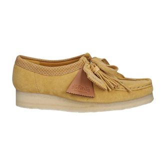 Clarks Schoenen, Dames, Geel, 38 EU, Laced Schoenen