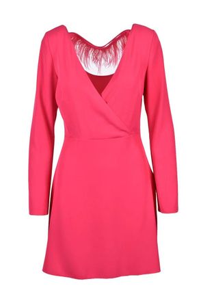 Patrizia Pepe Flared Dress Zipper - Fuchsia