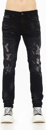 Cult of Individuality Rocker Slim Fit Straight Leg Jeans in Sapphire at Nordstrom, Size 36