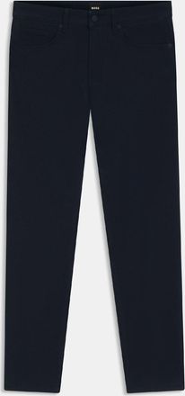 HUGO BOSS P-Delaware5 slim-fit herenbroek in donkerblauw