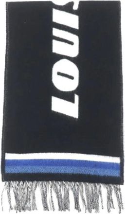 Louis Vuitton Pre-owned Scarves, male, Black, Size: ONE SIZE Pre-owned Stole