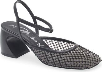 3.1 Phillip Lim Embellished Ankle Strap Pump in Black at Nordstrom Rack, Size 11Us / 41Eu