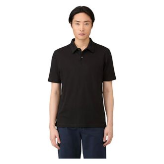 Sunspel Polo Shirts, male, Black, Size: XL Regular Riviera Polo